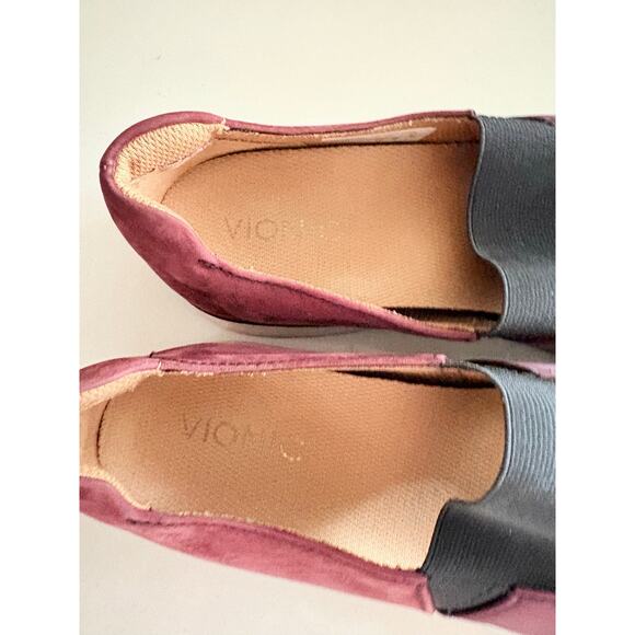 Vionic Cadee Wine Mary Jane Flats Womens 9 Comfort Slip On Sneakers Arch Support - Picture 4 of 7